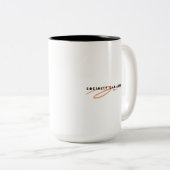 A KoOky-Tasse - Sozial angespannt Zweifarbige Tasse (VorderseiteRechts)