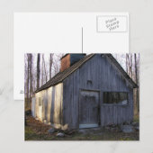 À la cabane à sucre postkarte (Vorne/Hinten)