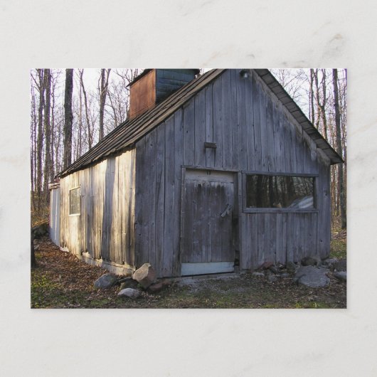 À la cabane à sucre postkarte (Vorderseite)
