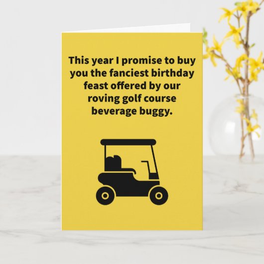 A La Cart - Geburtstag Karte (Gelbe Blume)