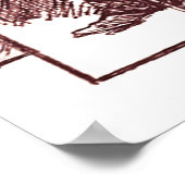 "`A La Glaciere" Ice House Poster (Ecke)