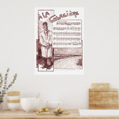 "`A La Glaciere" Ice House Poster (Küche)