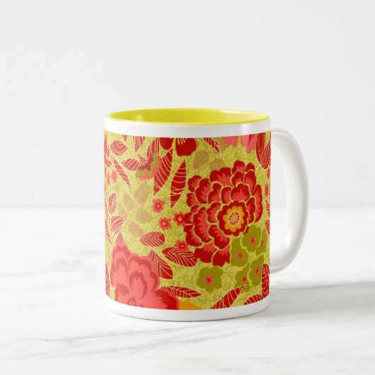 A La-Mode-Tasse Zweifarbige Tasse (VorderseiteRechts)