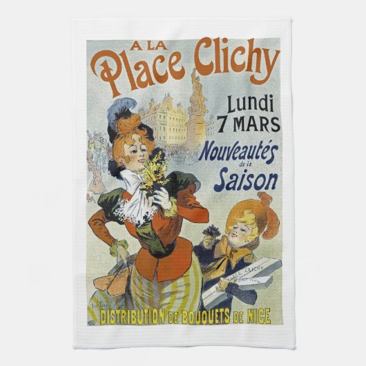 A La Place Clichy Geschirrtuch (Vertikal)