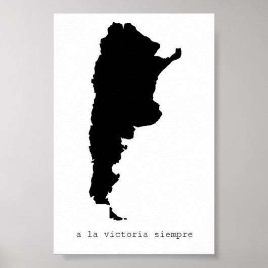 a la victoria siempre poster (Vorne)