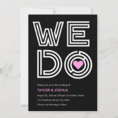 A-Labyrinth-Liebe | Wir machen Maze Heart Wedding Einladung (Vorderseite)