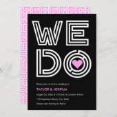 A-Labyrinth-Liebe | Wir machen Maze Heart Wedding Einladung (Vorne/Hinten)