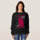 A Lady Always Wear Gloves Kickboxer Boxer Thai Box Sweatshirt (Vorne ganz)