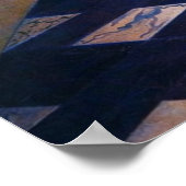 A Lady at the Virginals with a Gentleman Poster (Ecke)