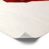 A lady in a kimono by Kono Bairei Poster (Ecke)