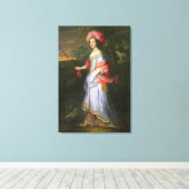 A Lady in Masquerade Costume, c.1679 Leinwanddruck (Insitu (Holzboden))