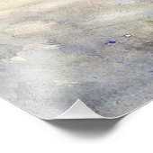 A Lady Reading a Newspapier Fotodruck (Ecke)