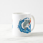 A large and stylish coffee mug as a gift kaffeetasse (VorderseiteRechts)