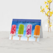 A **LECKEREI** FÜR EINE *NACHBARKARTE* KARTE (Gelbe Blume)