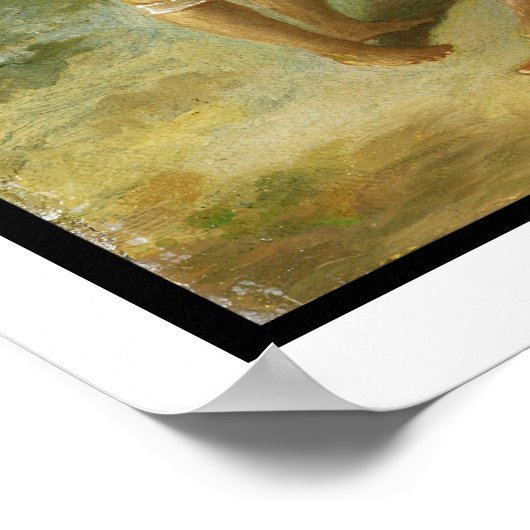 A Leeward Islands Carib Family außerhalb einer Hüt Poster (Ecke)