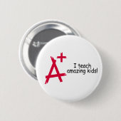 A+ Lehrer Button (Vorne & Hinten)