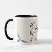 A+ Lehrer mit der Zeichenstift-Tasse Tasse (Links)