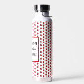 A+ Lehrer Rother Apfel Coole Schule Cartoon Trinkflasche (Links)