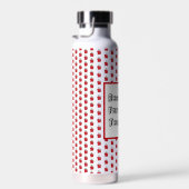 A+ Lehrer Rother Apfel Coole Schule Cartoon Trinkflasche (Rechts)