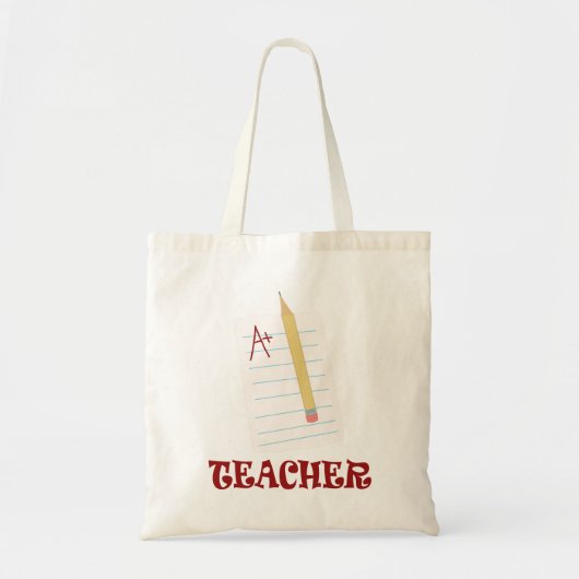 A+ Lehrer Tragetasche (Vorne)