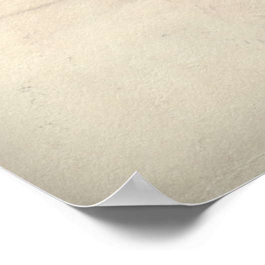 "A Letter to God" Religious Gedicht Poster Large (Ecke)