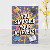 A-Level-Erfolgs-Blumen-Gratulationskarten  Karte (Gelbe Blume)