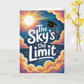 A Level Exam Congratulation Graduation Karte (Gelbe Blume)