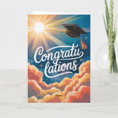 A-Level-Prüfungs-Gratulation Abschluss Karte (Rückseite)