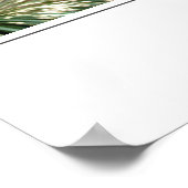 A Life Well Lived Elegante Script 3 Foto Beerdigun Poster (Ecke)