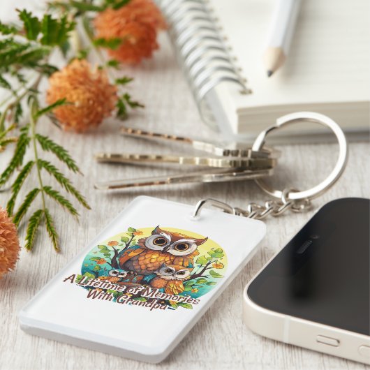 A lifetime of Memories with Grandpa Schlüsselanhänger (Vorderseite rechts)