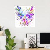 A Light and Airy Abstract Angel Wall Poster (Heimbüro)