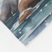 A Lighthouse in Winter Fleecedecke (Ecke)