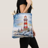 A Lighthouse in Winter Tasche (Von Nahem)
