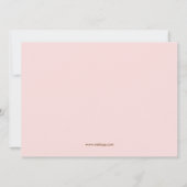 A li'l birdy Baby Shower Einladung (Rückseite)