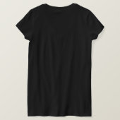 A+ List Ladys Black V-Neck T - Shirt (Design Rückseite)