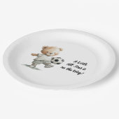 A Little All-Star Baby Shower  Pappteller (Schrägansicht)