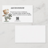 A Little All-Star Baby Shower Registry Card Begleitkarte (Vorne/Hinten)