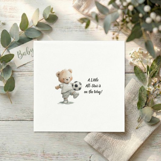 A Little All-Star Baby Shower  Serviette