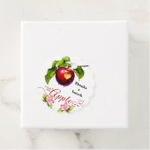 A Little Apple Is On The Way | Fall Baby Shower  Geschenkanhänger (Beispiel)