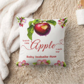 A Little Apple Is On The Way | Fall Baby Shower  Kissen (Decke)