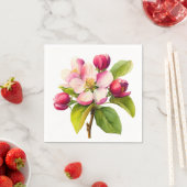 A Little Apple Is On The Way | Fall Baby Shower  Serviette (Beispiel)