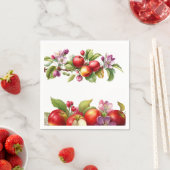 A Little Apple Is On The Way | Fall Baby Shower  Serviette (Beispiel)