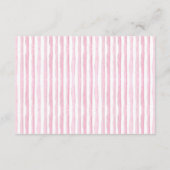 A Little Ballerina is on the Way Diaper Raffle Begleitkarte (Rückseite)