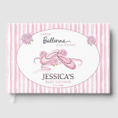 A Little Ballerina is on the Way Gästebuch (Vorderseite)