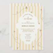 A Little Bee Baby Shower Invitation Einladung (Vorne/Hinten)
