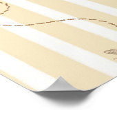 A Little Bee Baby Shower Welcome Poster (Ecke)