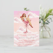 A little bit Irish Leprechaun cocktail Party Einladung (Stehend Vorderseite)