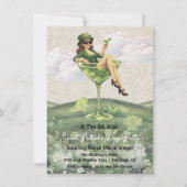 A little bit Irish Leprechaun cocktail Party Einladung (Vorderseite)