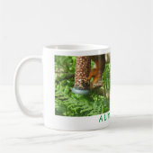 "A Little Bit Nuts", Rote Eichhörnchen auf den Kop Kaffeetasse (Links)