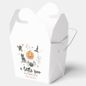 A Little Boo Is Almost Due! Baby Shower Halloween Geschenkschachtel (Geöffnet)
